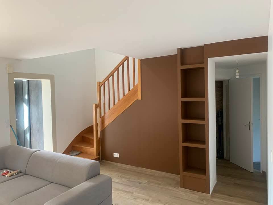 Pièce après travaux de peinture